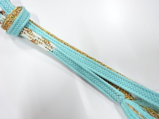 JAPANESE KIMONO / HAND-TIED OBIJIME